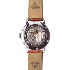 Rue Canal Watch - Cream Dial Back Closeup