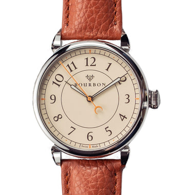 Rue Canal Watch - Cream Dial Face Closeup